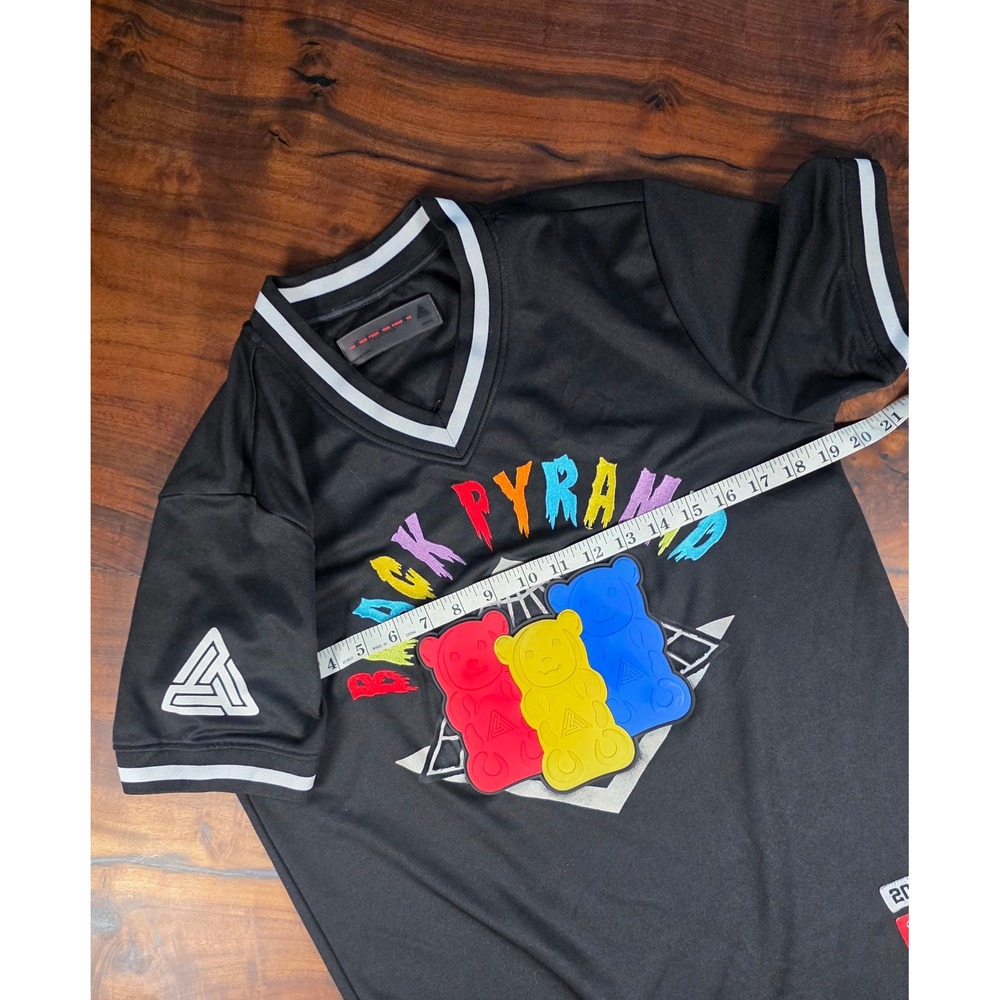 Black Pyramid Chris Brown Gummy Bear Jersey Streetwear 2017-2018 Y2K UNISEX!